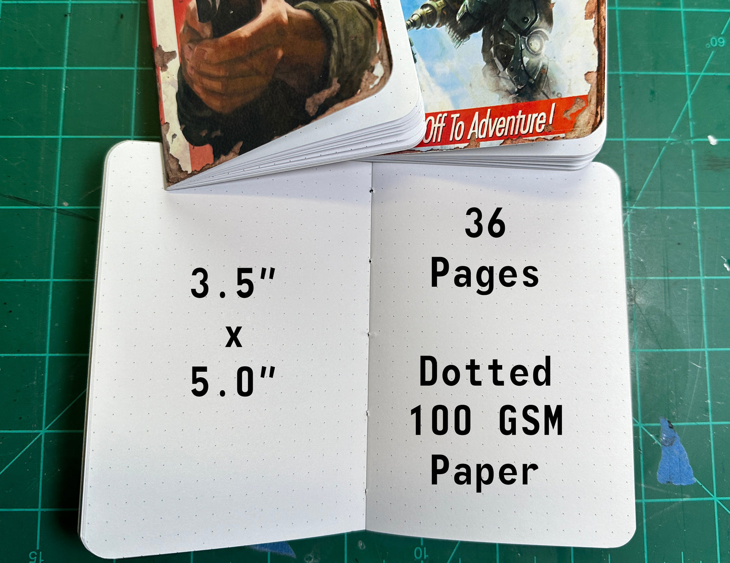 3 Fallout Inspired Field Notes Style Pocket Notebooks - Fallout 4 Perk Magazines