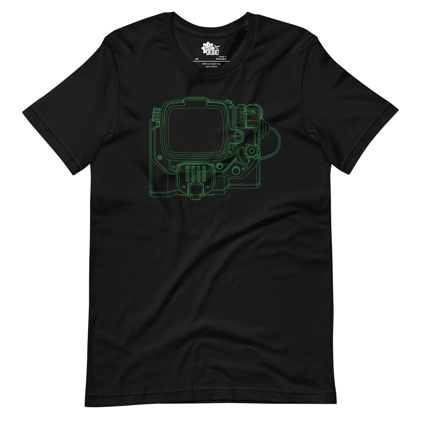 Neon Pipboy T-Shirt | Unisex, Black